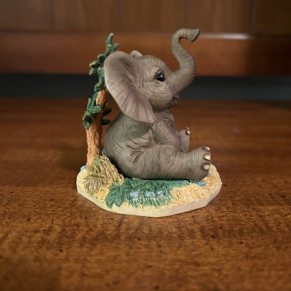 1995 African Elephant Hamilton Sculpture Collection "Protect Nature's Innocents" - Picture 2 of 6